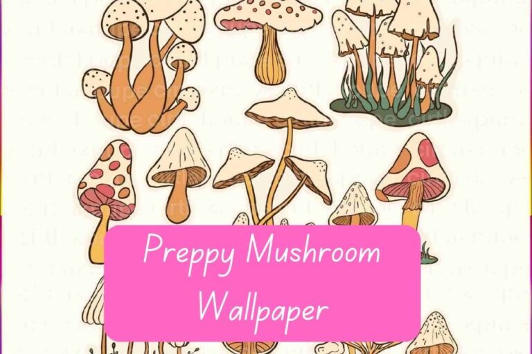 Preppy Wallpaper mushroom