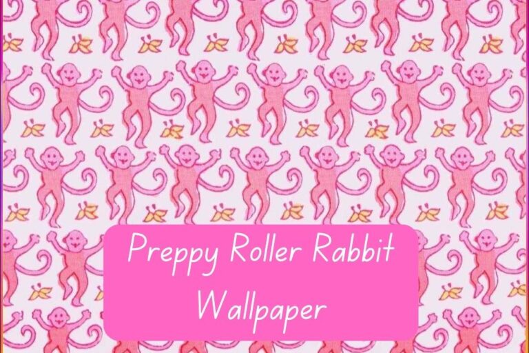 Preppy Wallpaper roller rabbit