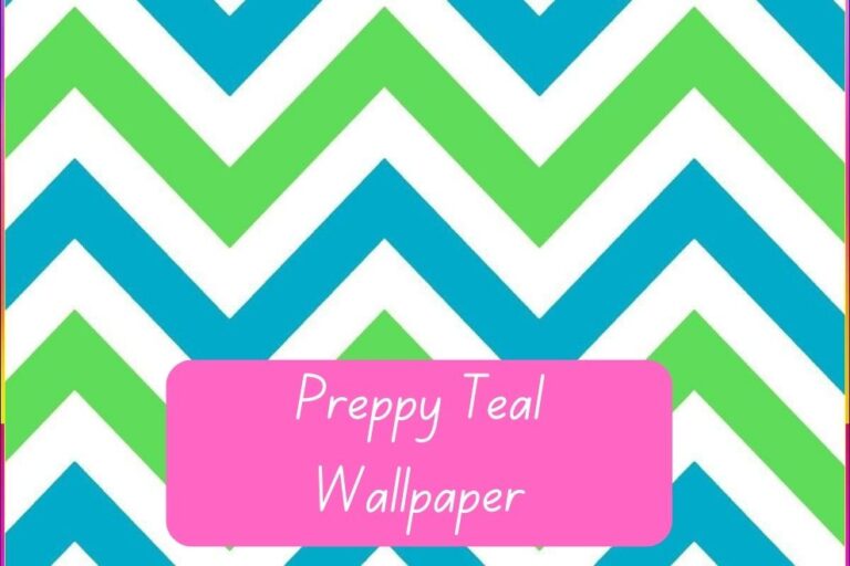 Preppy Wallpaper teal